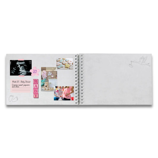 Scrapbook, pregnancy keepsake, baby keepsake