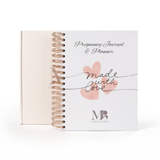 Mama & Bubba Pregnancy Journal & Planner in gift box for expectant mothers, pregnancy gift, pregnancy keepsake
