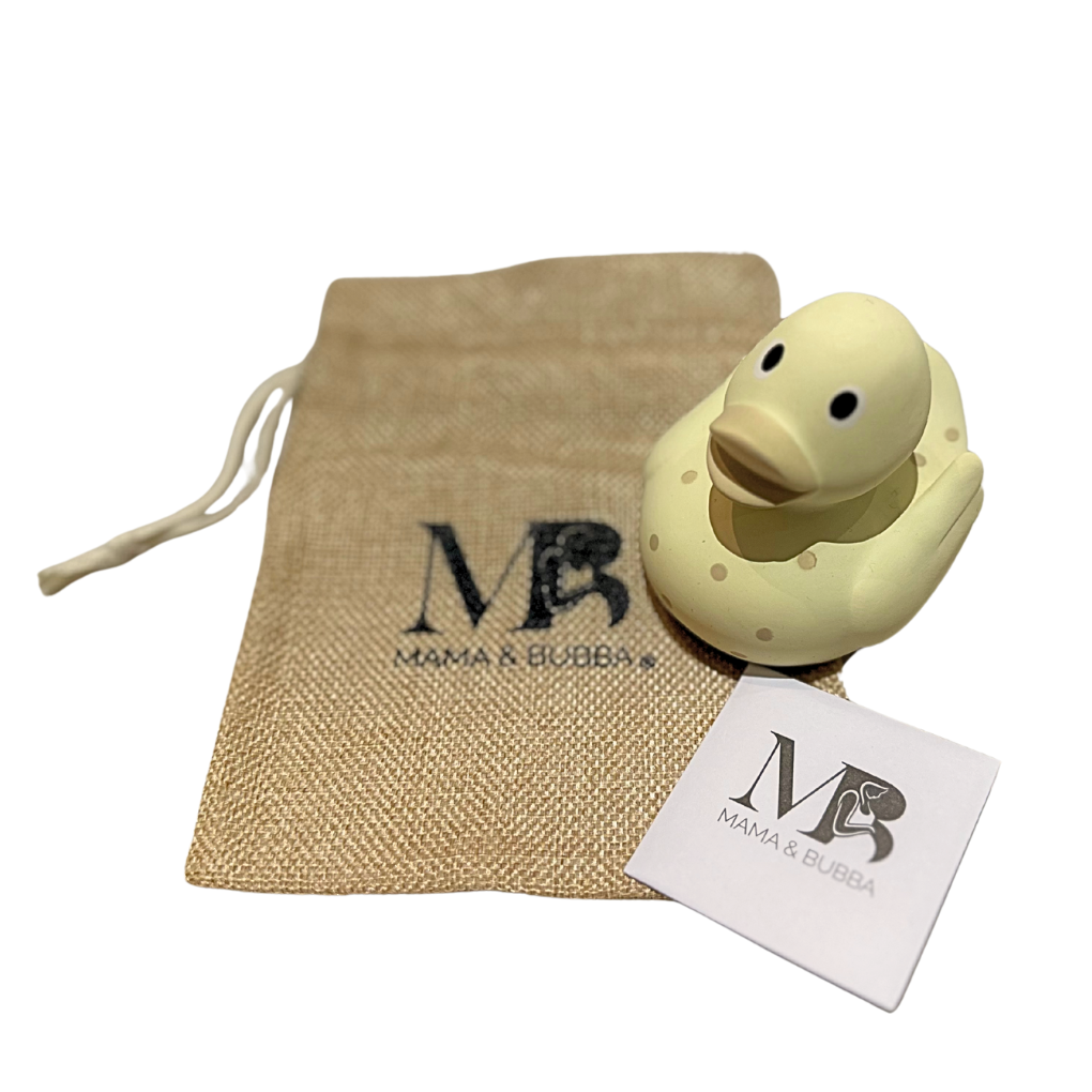 Sisi the Natural Rubber Bath Duck Mould Resistant Bath Toy