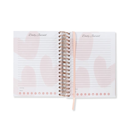 Mama & Bubba Pregnancy Journal 2 page view of journal for expectant mothers, pregnancy gift 