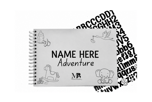 Mama & Bubba Personalisable Scrapbook Album  with stickers