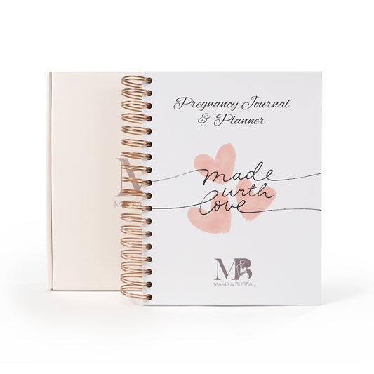 Mama & Bubba Pregnancy Journal & Planner in gift box for expectant mothers, pregnancy gift, pregnancy keepsake 