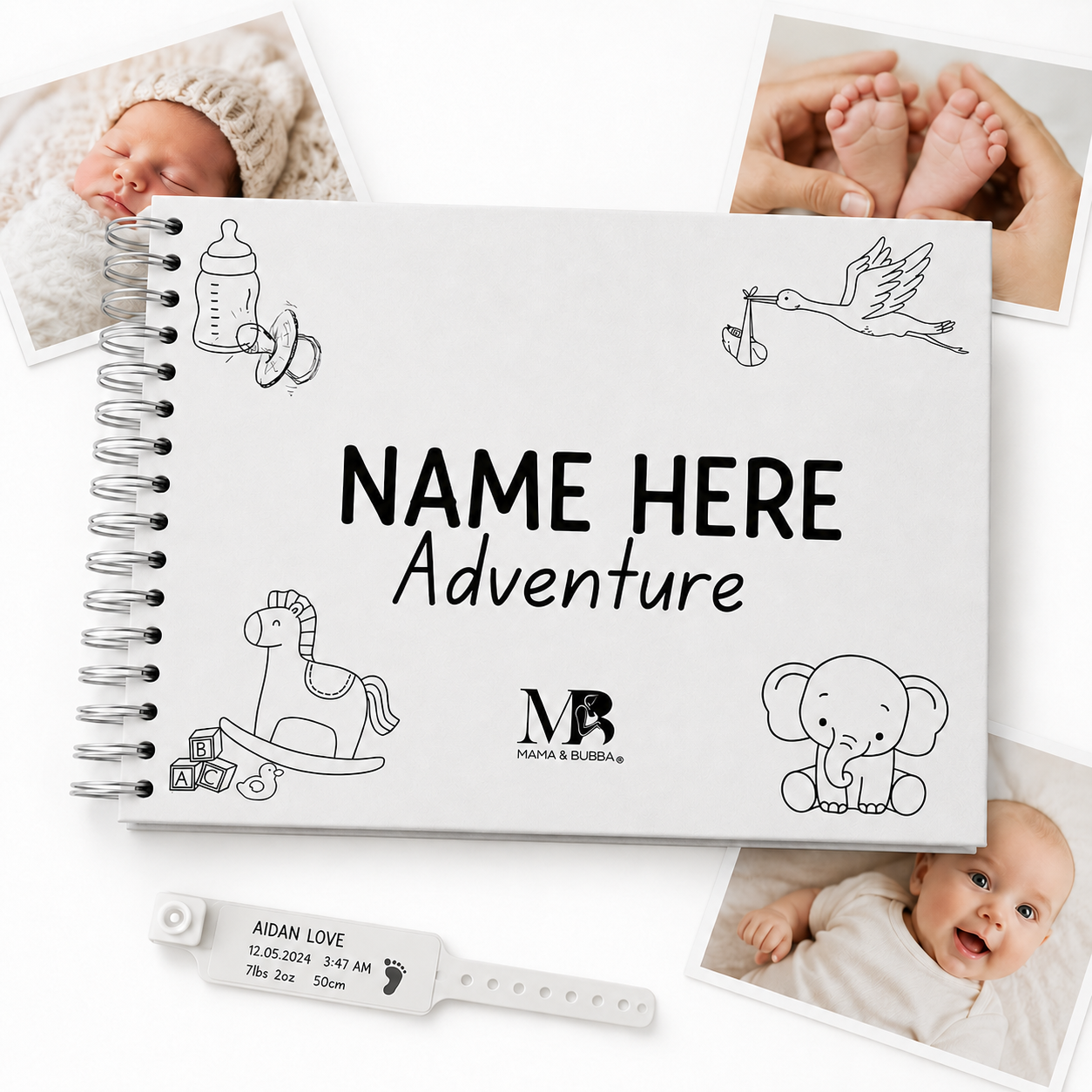 Scrapbook, children's babies 