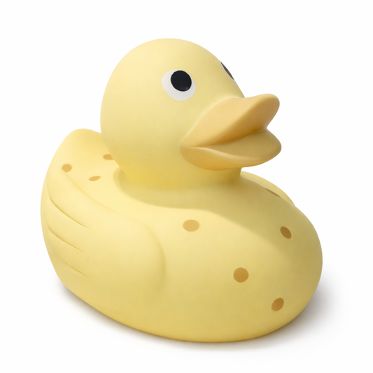 Sisi natural rubber duck, for children and adults, for playtime and bath time 